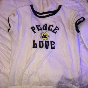 “Peace & Love” Forever 21 shirt